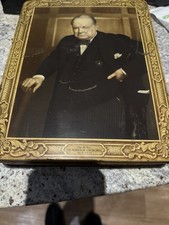 Huntley & Palmers Portrait Biscuit Tin, Winston Churchill 