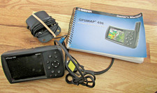 Garmin 496 GPS Map Portable Aviation Receiver with Owners Manual