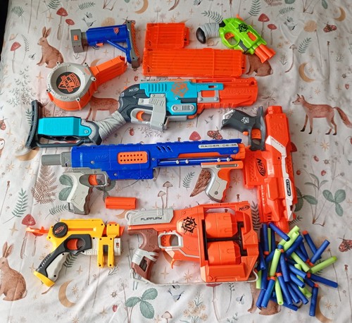 Bundle nerf guns darts - of, guns,