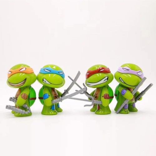 4pcs ninja turtle tmnt action - 4pcs,