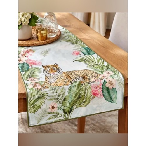 Table runner tiger print - tiger,