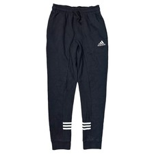 Adidas Joggers Regular Cuffed Tracksuit Bottoms Black Womens Small