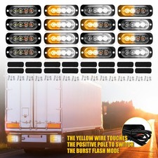 16*   4 LED Amber/white