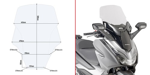 Givi specific sliding fairing - givi,