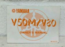 Yamaha V50 V80 19M Owners Handbook Manual 1976-1986 19M-28199-20