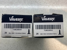 26 x 1.75/2.1 vavert bike cycle inner tube 40mm schrader [car] valve