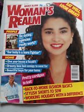 WOMEN'S REALM MAGAZINE SEPT 4 1989 ANNE PARKINSON VG