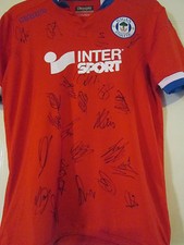 Wigan Athletic 2015-2016 Squad Signed Away Football Shirt coa /39492