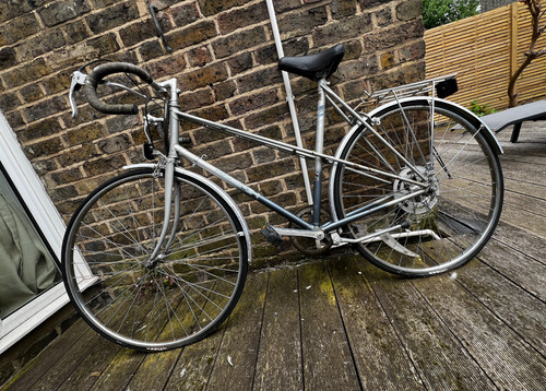 Vintage raleigh bike - frame,
