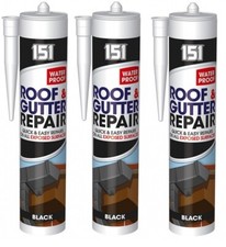 Black roof gutter leak - roof, &