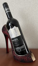 Wine Bottle Holder Shoe Wine Rack Stand Gift For Her Christmas Birthday