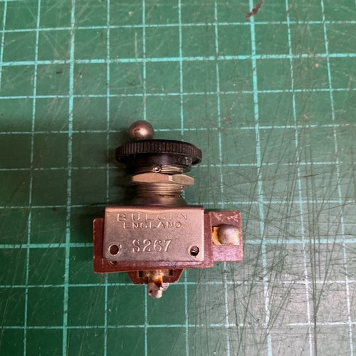 Vintage bulgin toggle switch - bulgin,