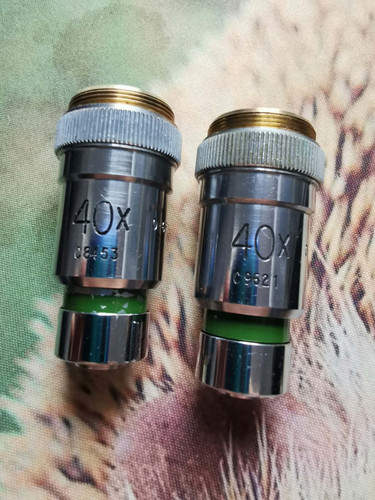 Two cooke baker microscope - two,