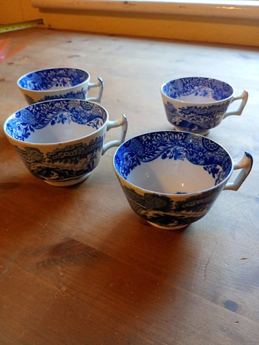 Spode italian ware blue tea - italian,