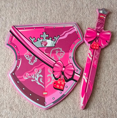 Lego pink princess foam - princess, armour