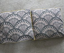 2 Green, Gold & Pink Art Deco