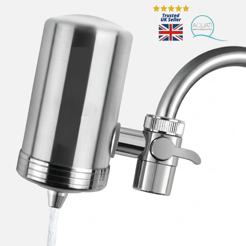 Tap mounted purifier stainless - tap,