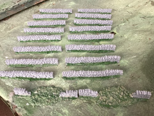 Painted plastic stone - painted, walls