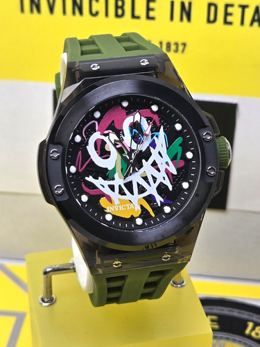 Invicta men graffiti dial - invicta, men’s