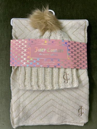 Juicy couture hat scarf - hat, &