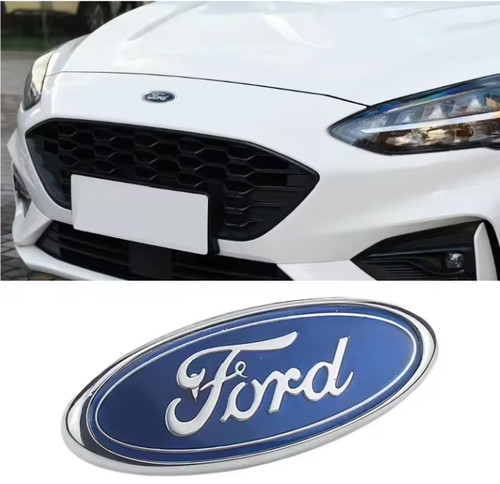 Ford oval badge blue 115mm - oval,