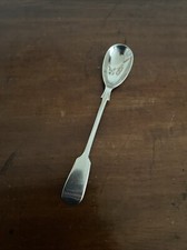 Lovely Old Daniel & Arter Nevada Silver Condiment Spoon