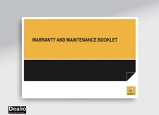 RENAULT SERVICE BOOK STAMPED
