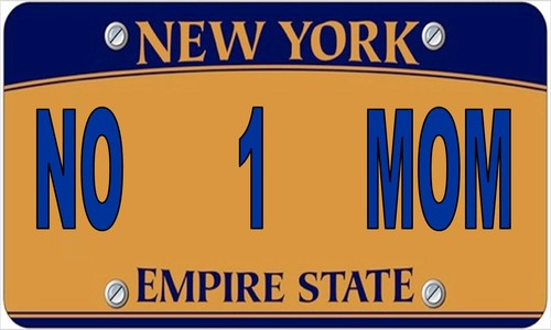 Novelty number plate - number, birthday