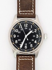 Men's Pilot 24 Jewel Automatic Watch. New w/o Tags. With Box & Manual