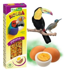 2x Stick Finches / Tropical Bird Food EGG Parakeets Canaries Parrots Budgies