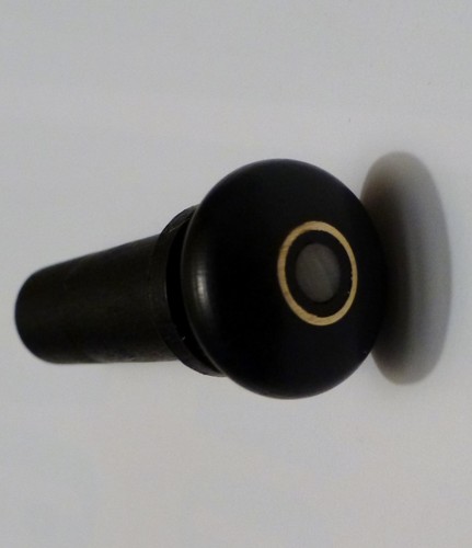 Violin end pin ebony - pin,, with