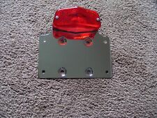 L.F.Harris Triumph/BSA/Triton Cafe Racer Number Plate Kit With L564 Light Assy