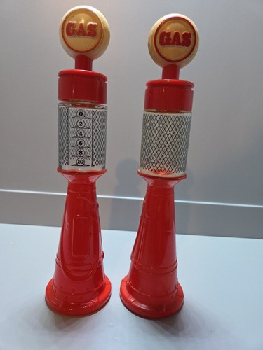 Vintage red avon gas pump - gas,