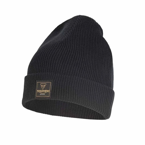 Genuine triumph black beanie - triumph,