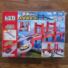 Takara Tomy Tomica System - Big Bridge Set Moving Road Used.