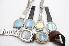 Assorted Mens Vintage Mechanical Watches Timex Lonstar SPARES/REPAIRS x 6