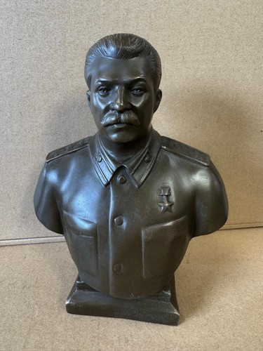 Bronze bust joseph - of, stalin