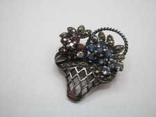 Vintage White Metal Marcasite