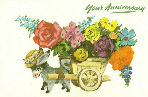 Happy anniversary vintage - anniversary,