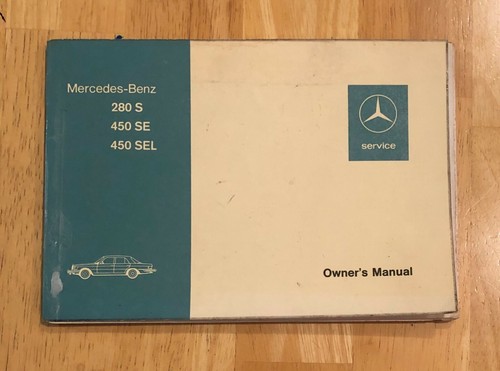 Mercedes benz owner - owner's, manual