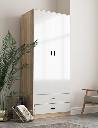 Glossy tall door wardrobe - tall, 2