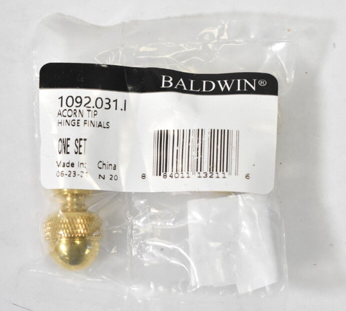 Baldwin 1092 031 acorn tip - baldwin,
