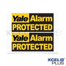 Window & Door Security Stickers Warning for Yale Burglar alarms