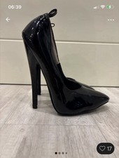 Black Patent Fetish High Heels