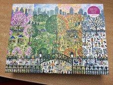 Michael Storrings Galison Dog Park In Four Seasons 1000 Piece Jigsaw