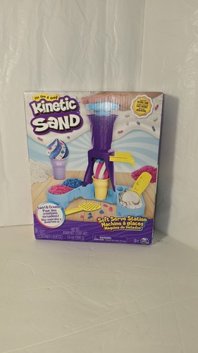 New kinetic sand soft serve - sand,