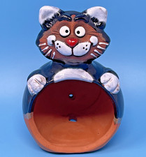 Ceramic Garden Cat Ornament &