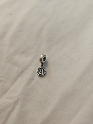 Pandora charm - “21”,