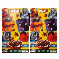 Weetabix Marvel Chocolate Flavour Wheat Stars - 2 Boxes of 500g