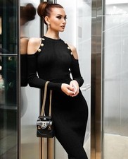 COLD-SHOULDER EMBELLISHED